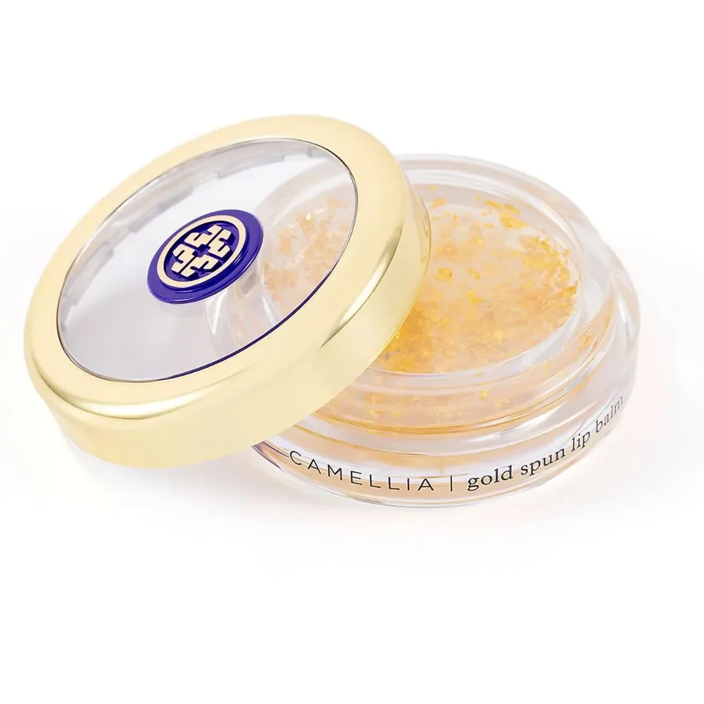 NIB Tatcha Camellia Gold Spun Moisturizing Lip Balm